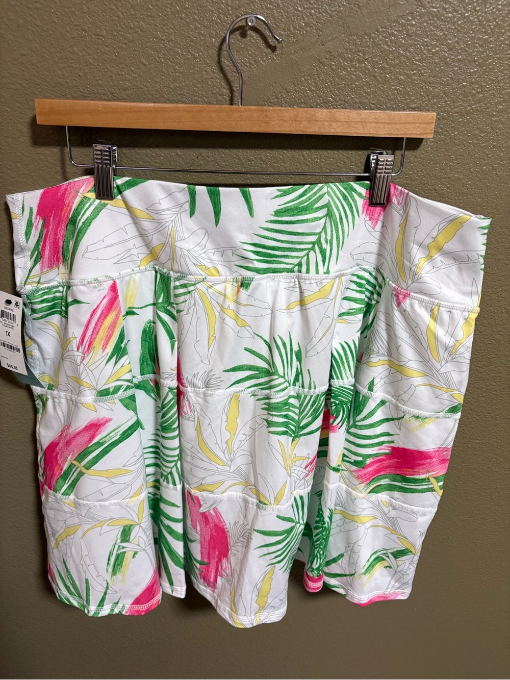 IDEOLOGY Womens Plus 1x Tiered Golf Tennis Skirt Skort Comfort Summer NWT - Picture 2 of 7